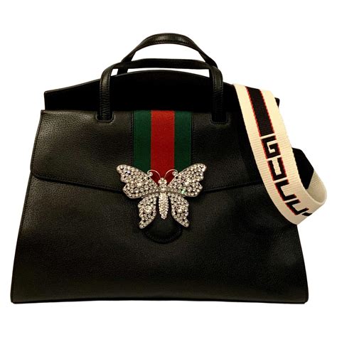 gucci with butterfly|Gucci handbag with butterfly.